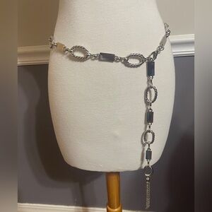 Silver Adjustable Belly Waist Chain Belt